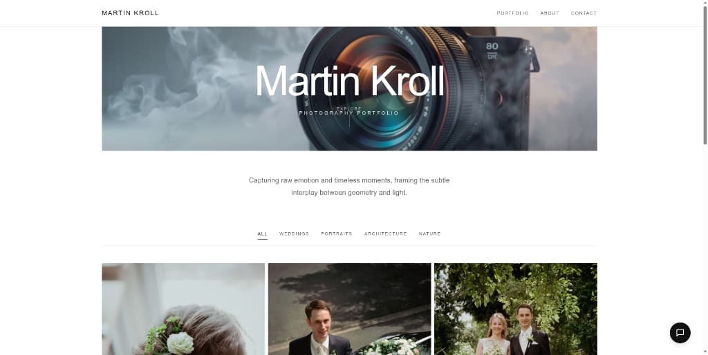 Photography Portfolio & Client Portal