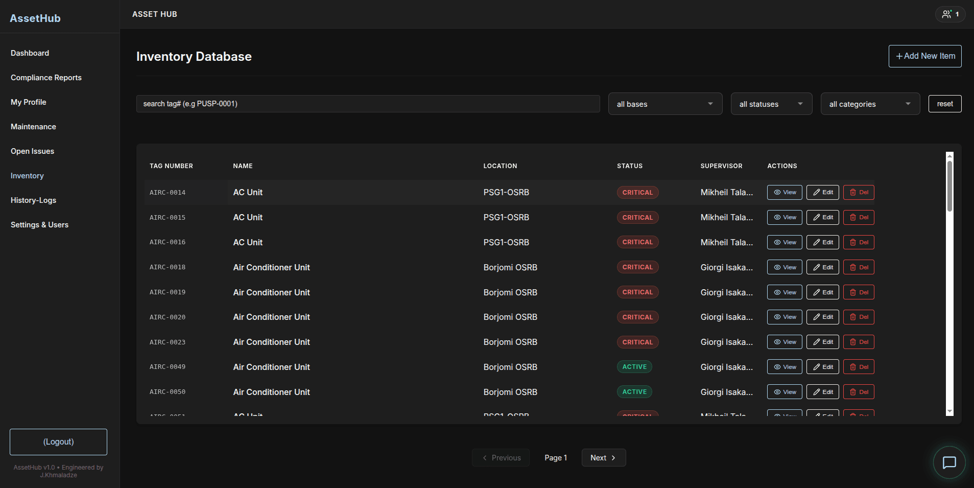 Asset Hub - Enterprise B2B Asset Management System screenshot 2